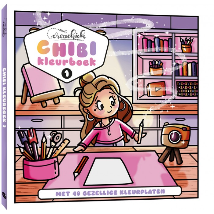 Kleurboek CreaChick Chibi