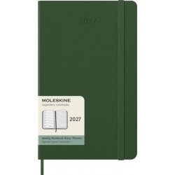 Agenda 2027 Moleskine 12M Planner Weekly 7dagen/1pagina large hc myrtle green