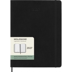 Agenda 2027 Moleskine 12M Planner Weekly 7dagen/1pagina xl sc black
