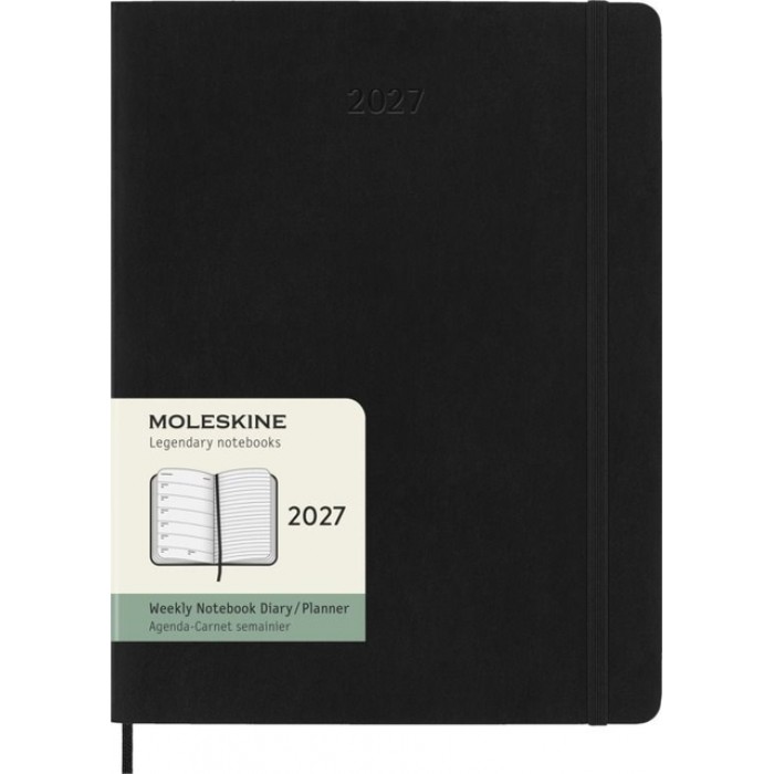 Agenda 2027 Moleskine 12M Planner Weekly 7dagen/1pagina xl sc black