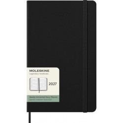 Agenda 2027 Moleskine 12M Planner Weekly 7dagen/2pagina's large hc black