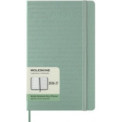 Agenda 2027 Moleskine 18M Planner Weekly 7dagen/1pagina large hc sage green