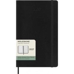 Agenda 2027 Moleskine 12M Planner Weekly 7dagen/1pagina large sc black