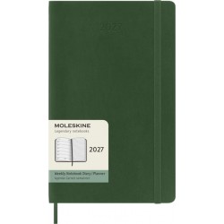 Agenda 2027 Moleskine 12M Planner Weekly 7dagen/1pagina large sc myrtle green