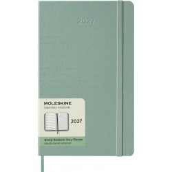 Agenda 2027 Moleskine 12M Planner Weekly 7dagen/1pagina large hc sage green