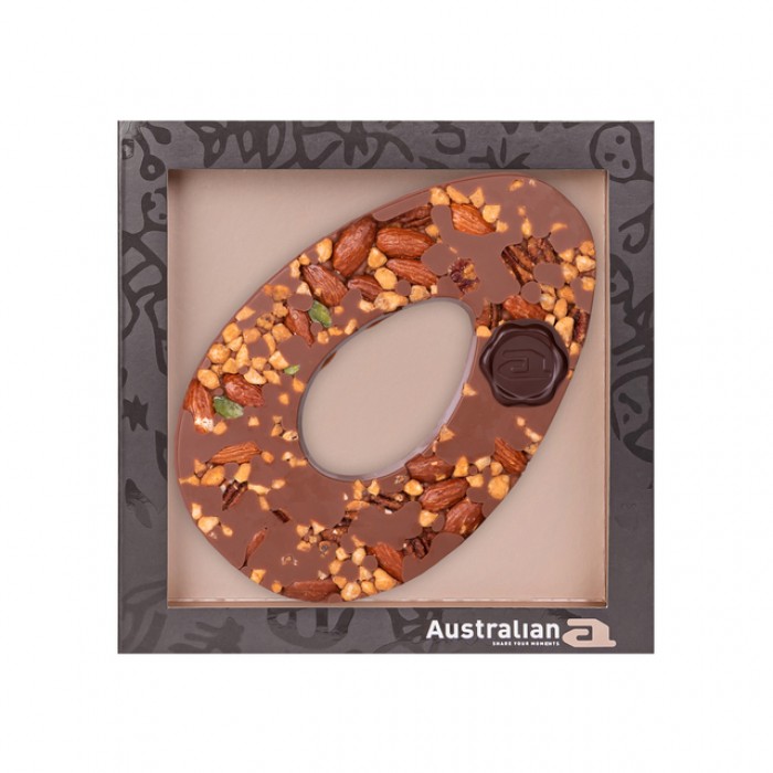 Chocolade Australian Dodo paasei noten melk 150g