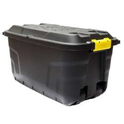 Opbergbox Bankers Box 75L met wielen robuust zwart