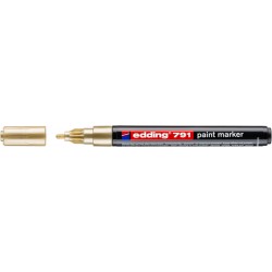 Paintmarker edding 791 op alcoholbasis 1-2mm goud
