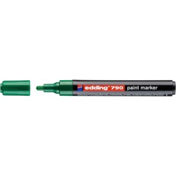 Paintmarker edding 790 op alcoholbasis 2-3mm groen