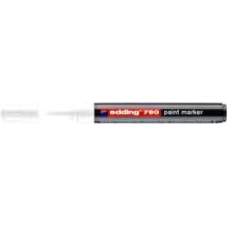 Paintmarker edding 790 op alcoholbasis 2-3mm wit