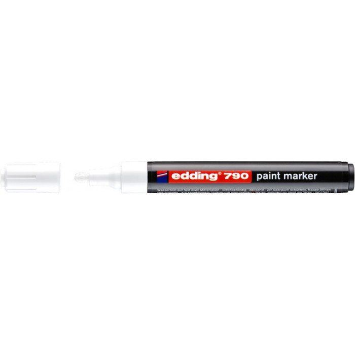 Paintmarker edding 790 op alcoholbasis 2-3mm wit
