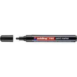 Paintmarker edding 790 op alcoholbasis 2-3mm zwart