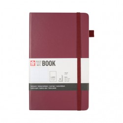 Notitieboek Sakura large 130x210mm lijn hard cover moerbei