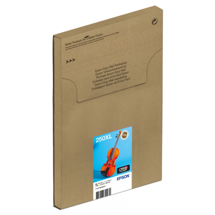 Inktcartridge Epson 250XL T16P84 zwart + 5 kleuren Easymail