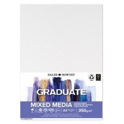 Canvasboard Daler-Rowney Graduate mixed media A3 wit