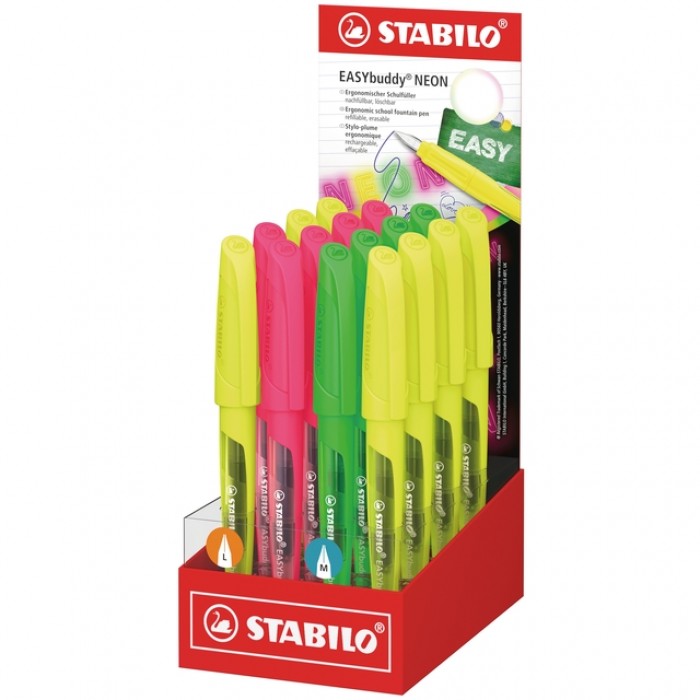 Vulpen STABILO Easybuddy large en medium neon assorti