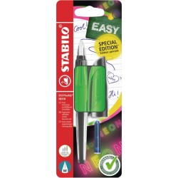 Vulpen STABILO Easybuddy medium neon groen blister &agrave; 1 stuk