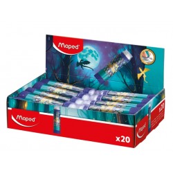 Gum Maped Dragon display &agrave; 20 kleuren blauw