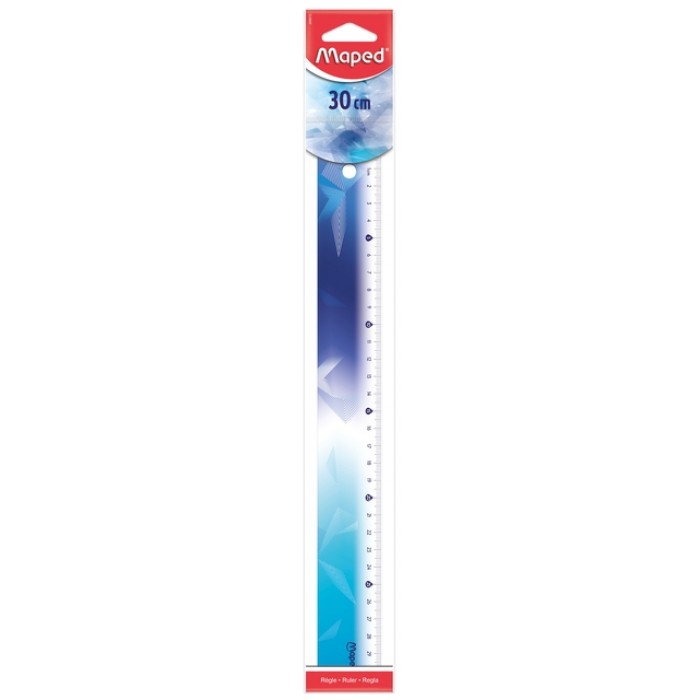 Liniaal Maped Arctic Vibes 30cm blauw