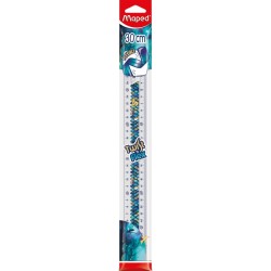Liniaal Maped Twist 'n Flex Dragon 30cm blauw