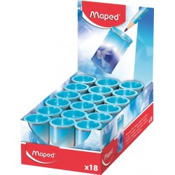 Puntenslijper Maped Arctic Vibes 1-gaats display a 18 stuks blauw