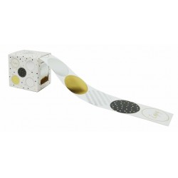 Cadeaustickers Party Chique op rol 50 stuks