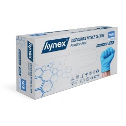 Handschoen Hynex nitril M blauw 5gr extra sterk 100 stuks