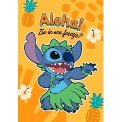 Wenskaart Hallmark uitnodiging Disney Stitch pak &agrave; 6 stuks