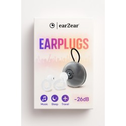 Earplug ear2ear 26dB transparant