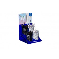 4-Kleuren rollerpen PILOT FriXion Ball medium assorti display &agrave; 36st