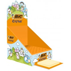 Display leeg Bic Cristal dierenfiguren