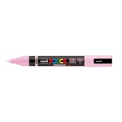 Paintmarker Uni POSCA PC-5BR brushpunt medium lichtroze
