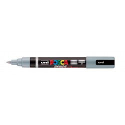 Paintmarker Uni POSCA PC-5BR brushpunt medium grijs