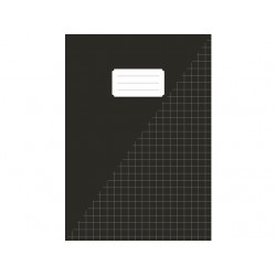 Schrift Kangaro A4 ruit 10mm 160 pagina's 60gr zwart pak &agrave; 5 stuks