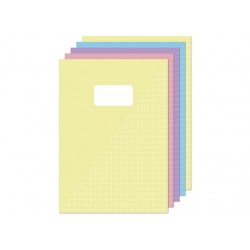 Schrift Kangaro A4 ruit 10mm 160 pagina's 60gr pastel assorti 5 stuks