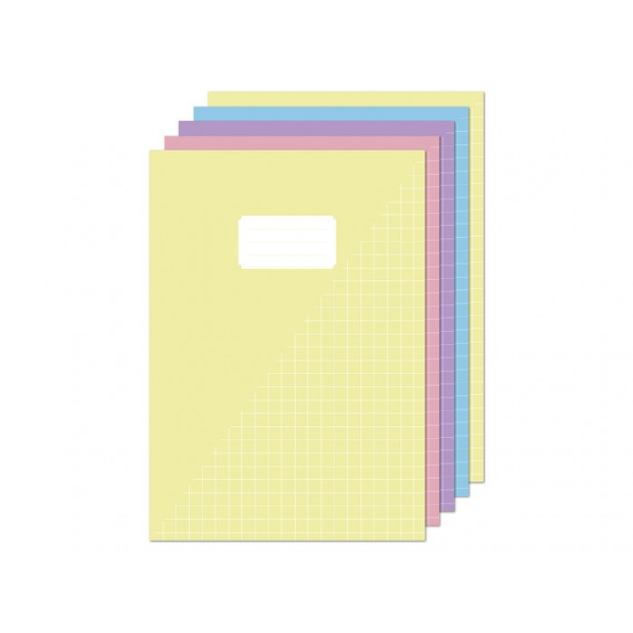 Schrift Kangaro A4 ruit 10mm 160 pagina's 60gr pastel assorti 5 stuks