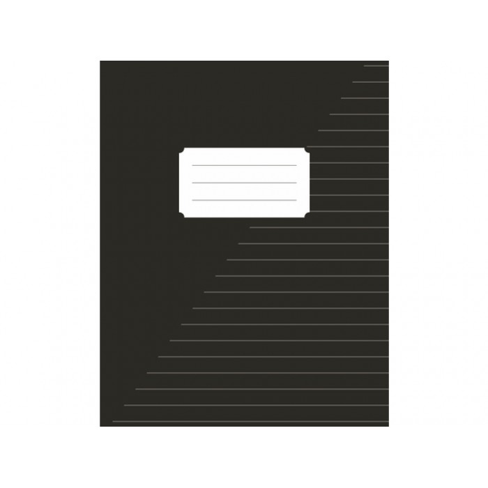 Schrift Kangaro A5 lijn 160 pagina's 60gr zwart pak &agrave; 10 stuks