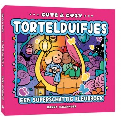 Kleurboek MUS Cute & Cosy Tortelduifjes