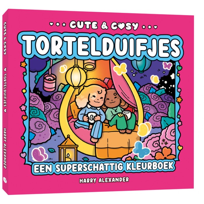 Kleurboek MUS Cute & Cosy Tortelduifjes