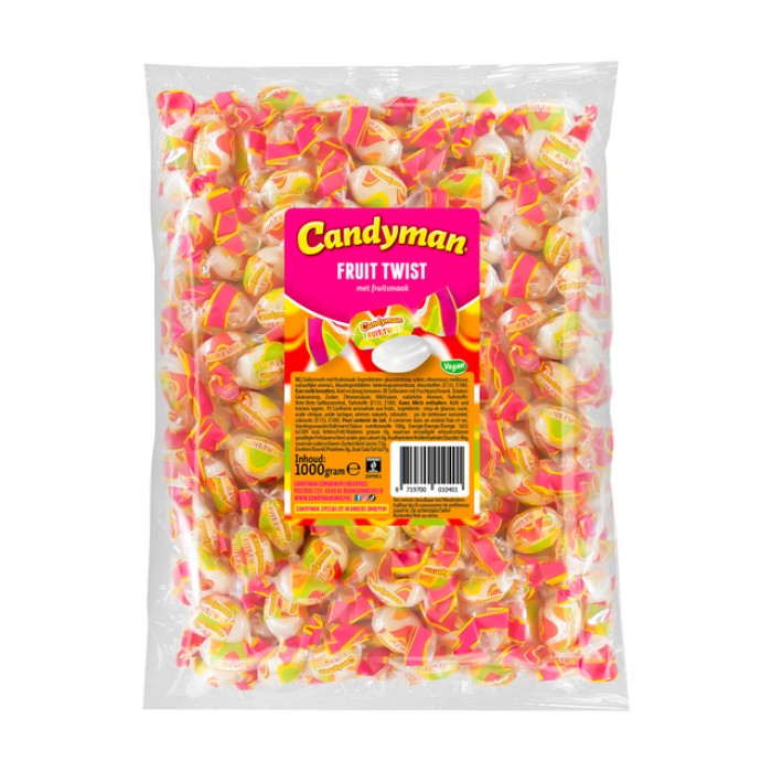 Zuurtje Candyman fruit twist zak 1 kilogram