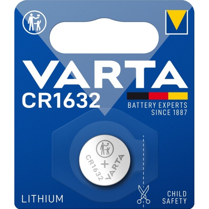 Batterij VARTA knoopcel 1x CR1632 lithium