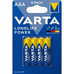 Batterij VARTA Longlife Power 8x AAA
