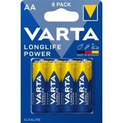 Batterij VARTA Longlife Power 8x AA