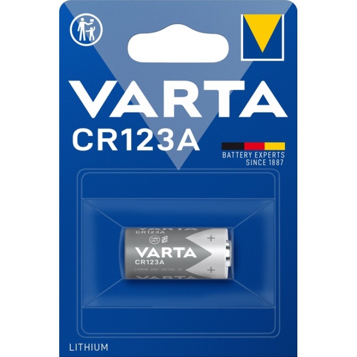 Batterij VARTA Cylindrical 1x CR123A lithium