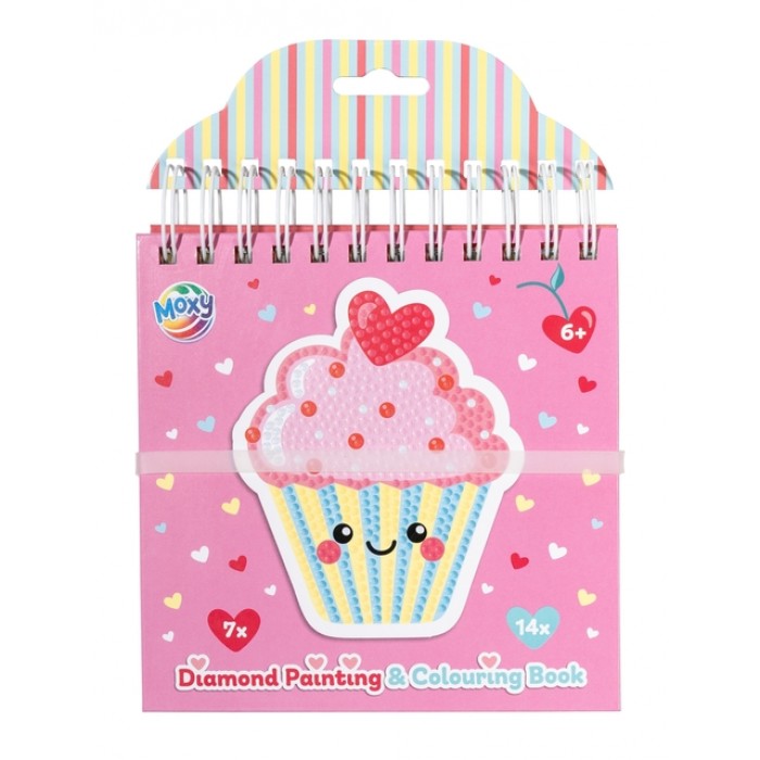 Kleurboek Moxy Diamondpainting 16x16cm