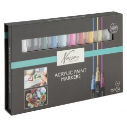 Acrylmarker Nassau set &agrave; 10 kleuren