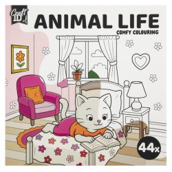 Kleurboek Craft ID Cute & Comfy 20c20cm 4 stuks assorti