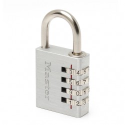 Hangslot MasterLock combinatieslot aluminium 40mm