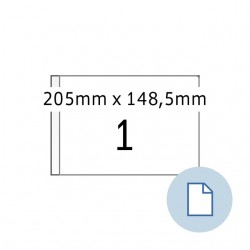 Etiket HERMA 8493 A5 EXPR 1.000 205x148.5mm wit 1000 stuks