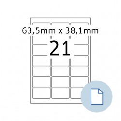 Etiket HERMA 8417 A4 EXPR 500 63.5x38.1mm wit 10500 stuks